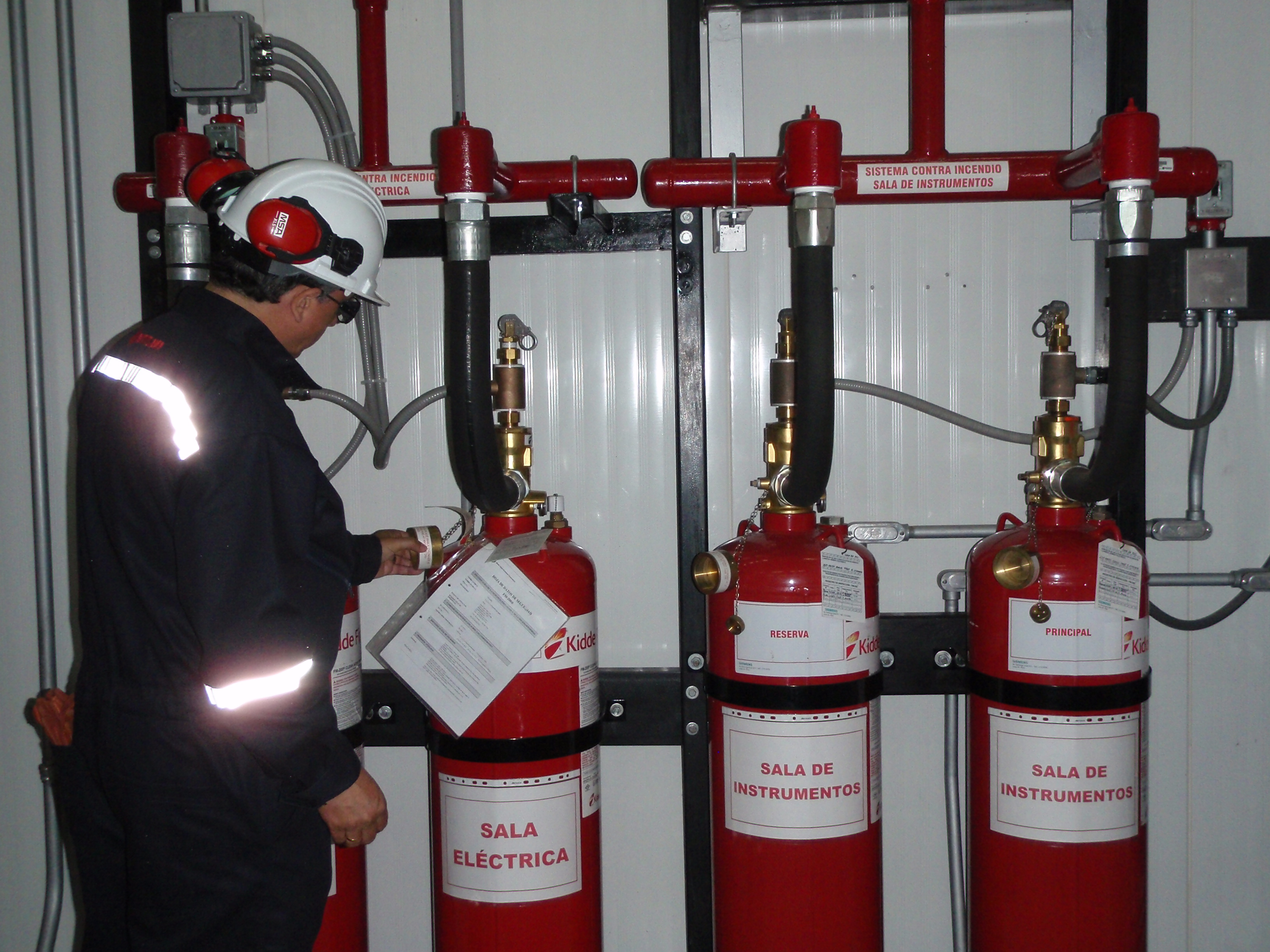 inspeccion mantenimiento sistema contra incendio oisci
